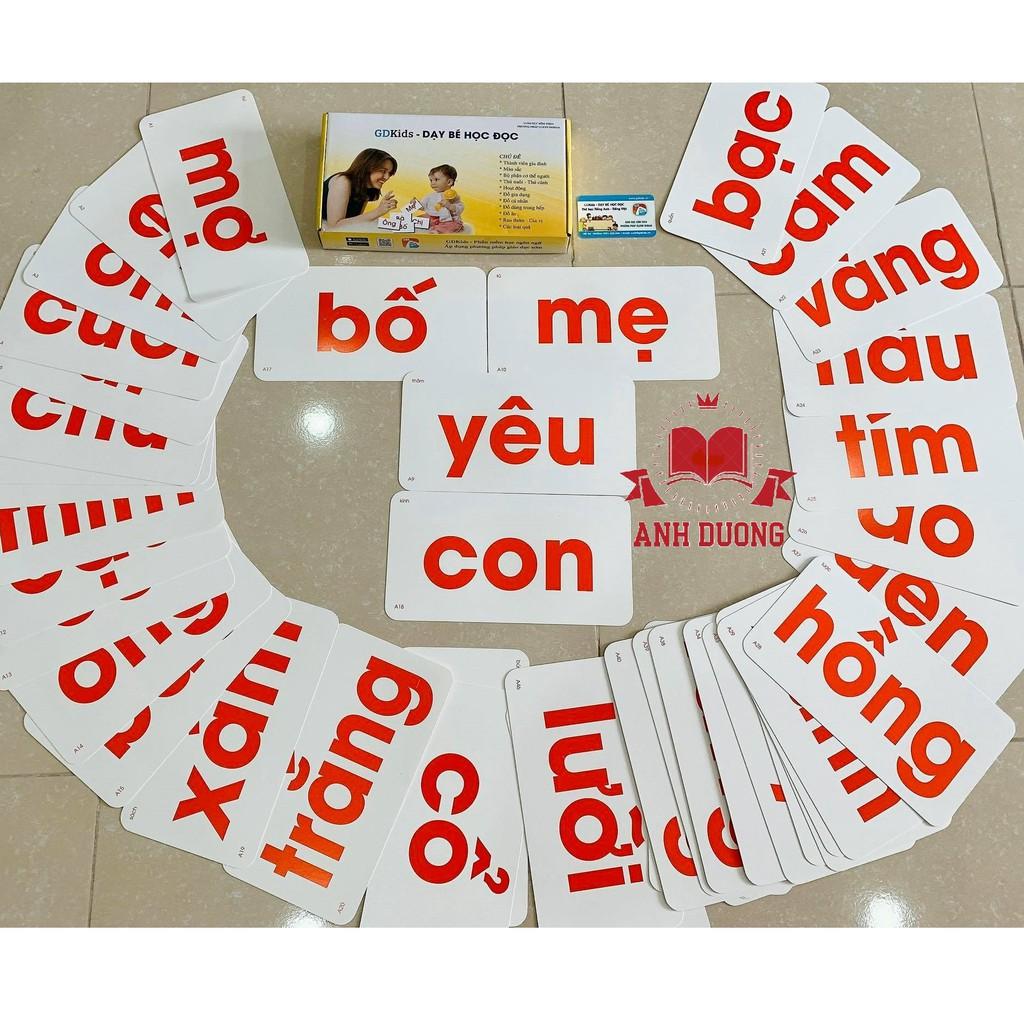 THẺ DẠY BÉ HỌC ĐỌC - FLASHCARD HỌC CHỮ CHUẨN PHƯƠNG PHÁP GIÁO DỤC SỚM