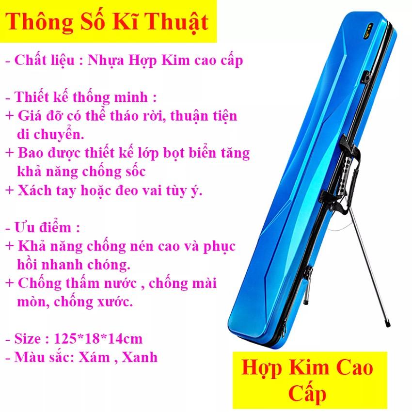 Bao Đựng Cần Câu Cá Nhựa Hợp Kim , ABS Chống Thấm Nước Chuyện Dụng Câu Đơn , Câu Đài Cao Cấp STDC-8