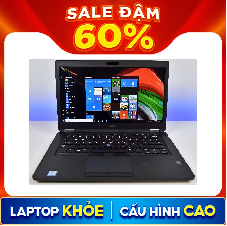 Máy tính xách tay Laptop Dell Latitude 5470  (Intel Core i5 -6300 | 14 Inch HD | RAM 8GB | 256GB SSD | Intel UHD Graphics | Fedora Os) - Hàng chính hãng