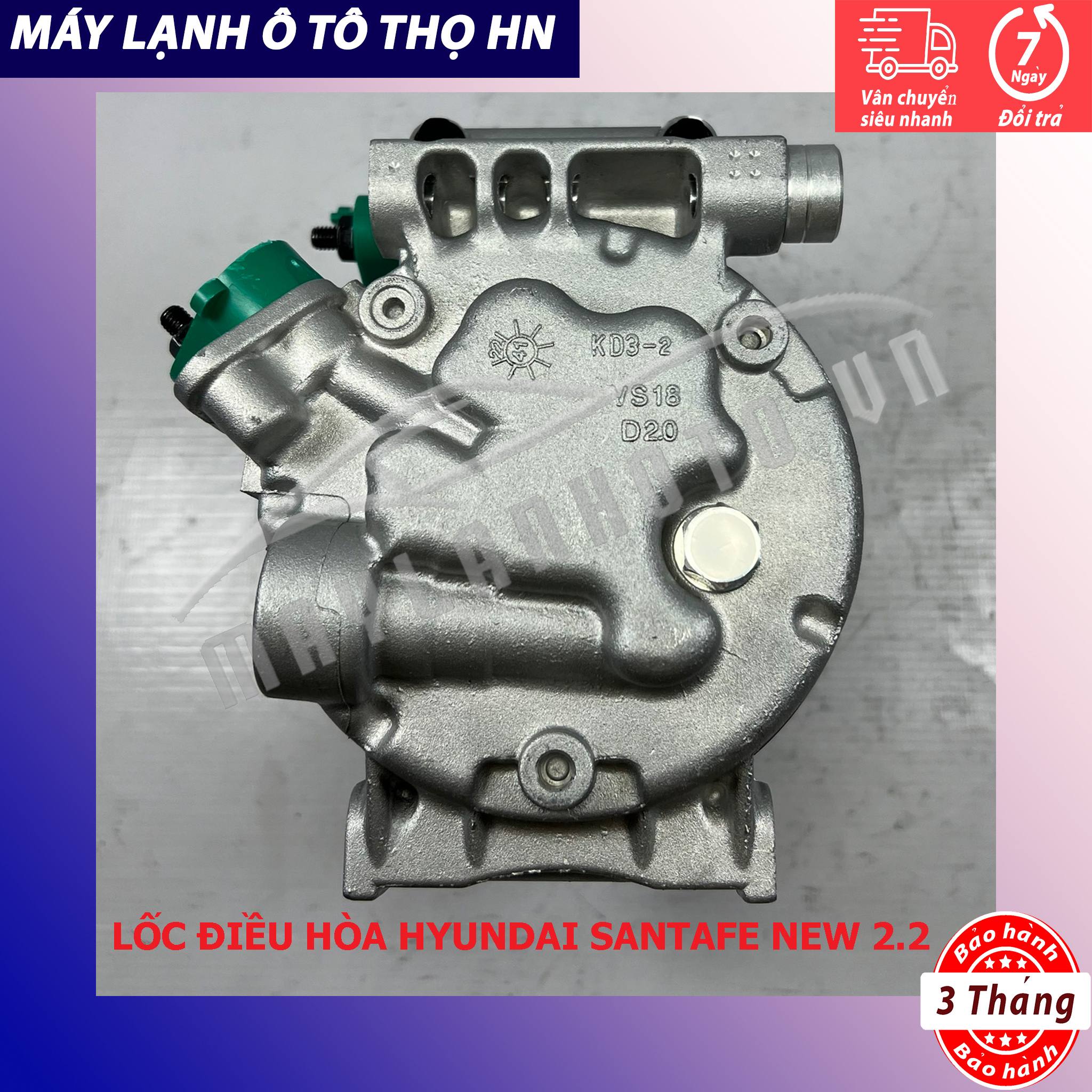 Lốc điều hòa  Hyundai Santafe 2006 2007 2008 2009 2010  hàng Hàn Quốc 06 07 08 09 10 97701-2B101
