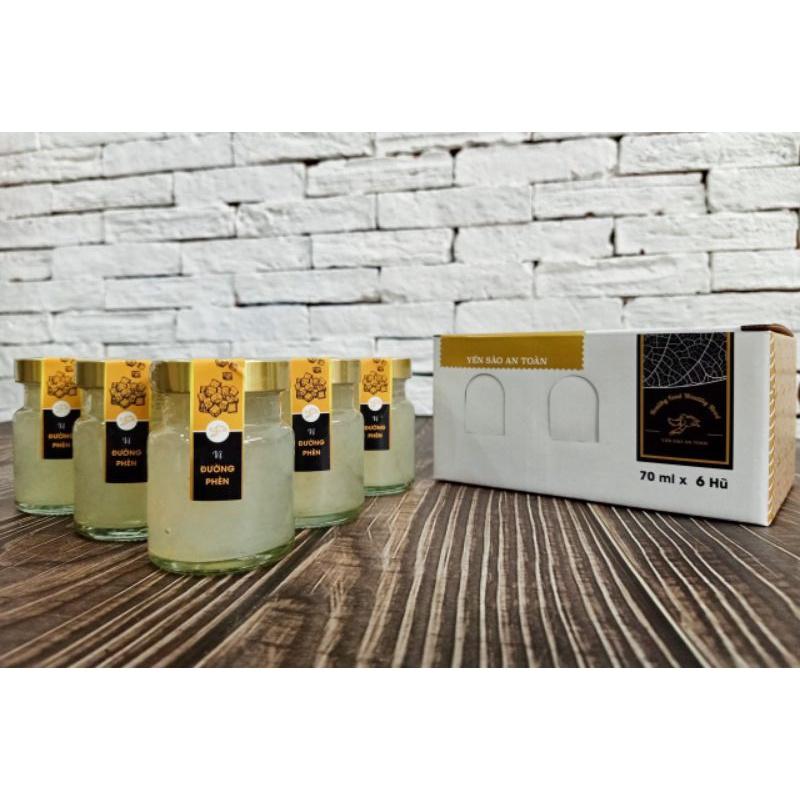 Lốc 6 hũ yến chưng đông trùng không đường hũ 70ml