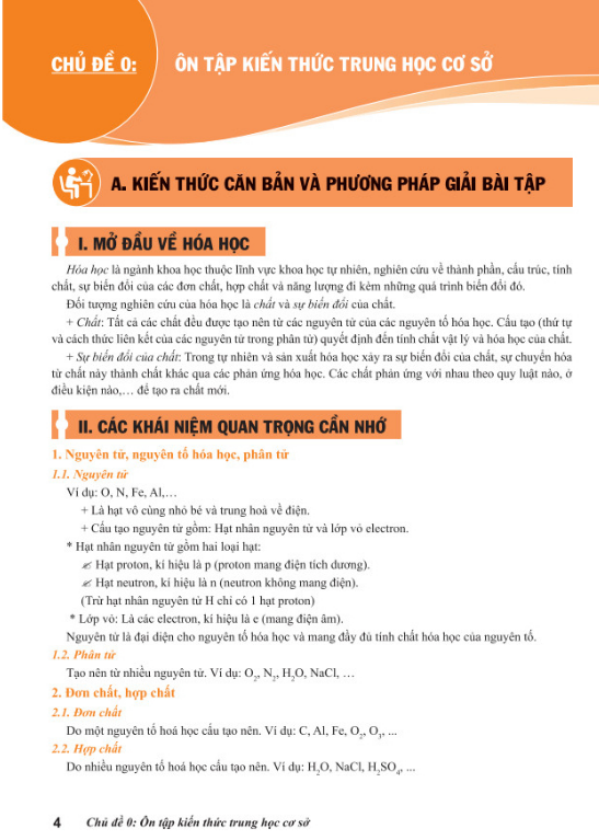 Sách - Trọng Tâm Kiến Thức Và Phân Loại Bài Tập Theo Chủ Đề Hóa Học 10 - Biên soạn theo chương trình GDPT mới