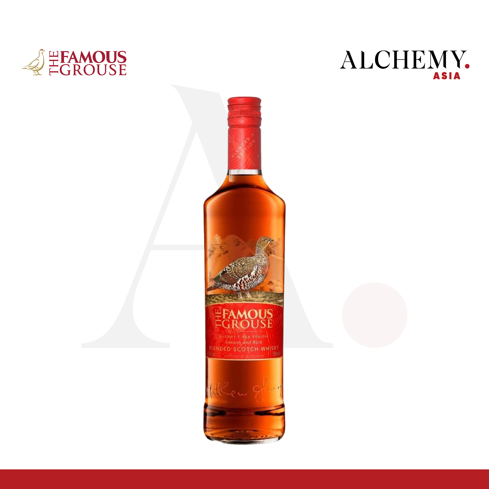 Rượu The Famous Grouse Sherry Cask Finish Scotch Blended Whisky 40% 1x0.7L