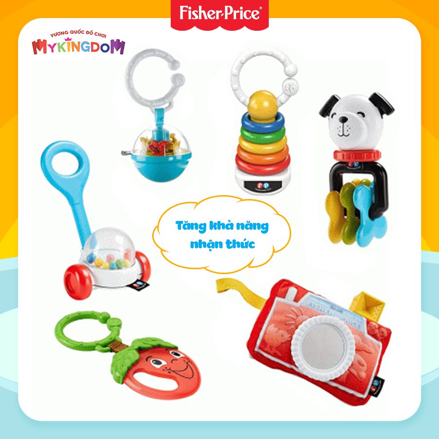 Đồ Chơi FISHER PRICE Bộ Đồ Chơi Lục Lạc Cho Bé Nhỏ FBH63