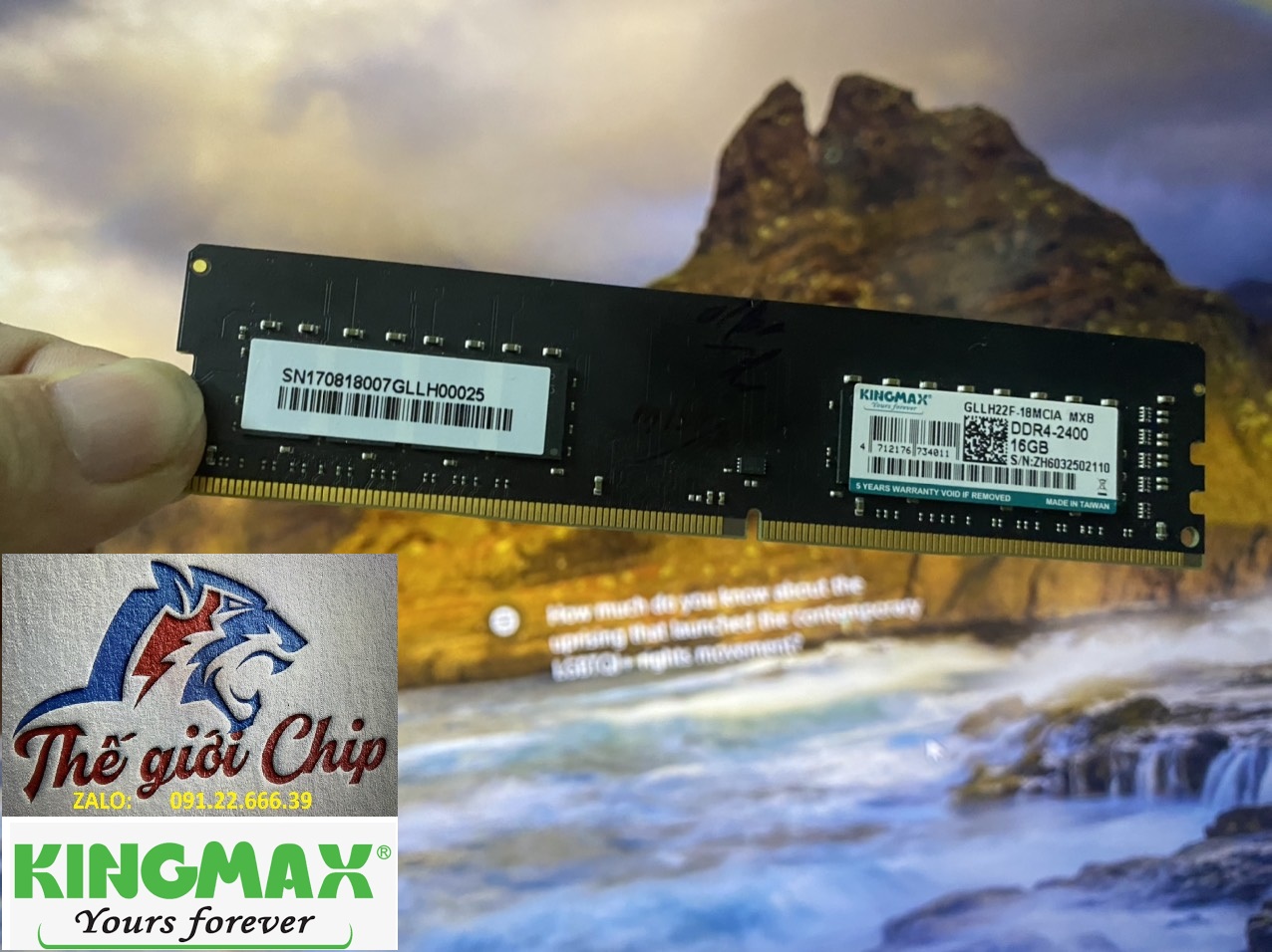 RAM PC 16GB DDR4-BUS 2400 KINGMAX - HÀNG CHÍNH HÃNG