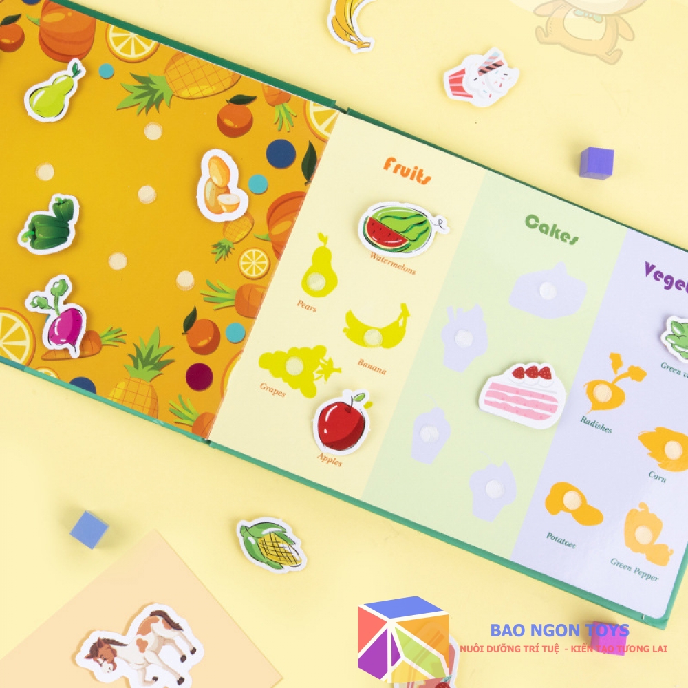 SÁCH BÓC DÁN VUI NHỘN STICKER BOOK GIÚP BÉ HỌC TIẾNG ANH VÀ PHÁT TRIỂN CÁC KỸ NĂNG VẬN ĐỘNG - BC07