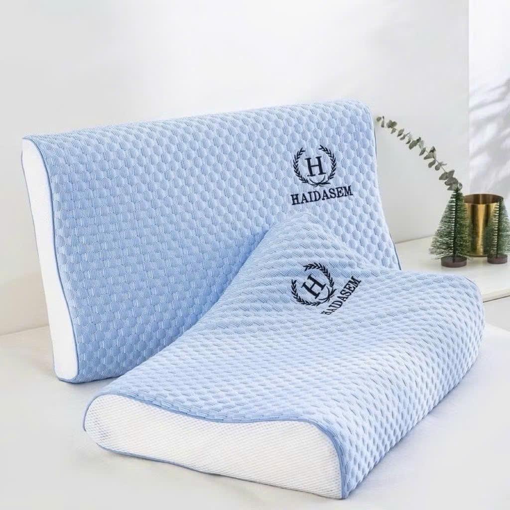 Gối cao su non vỏ mây dành cho người lớn và trẻ em