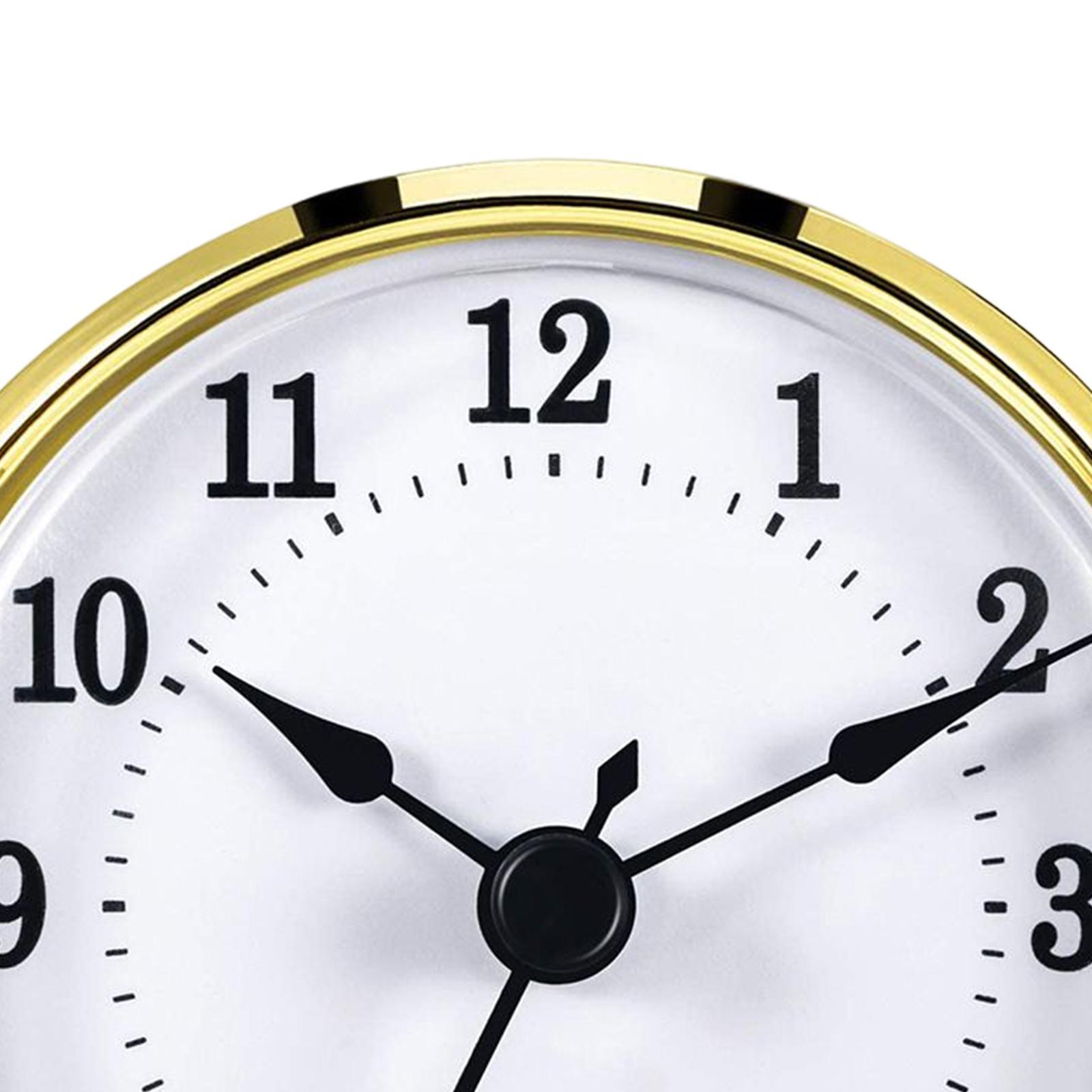 3-1/8 inch Clock Insert Round for Home Wall