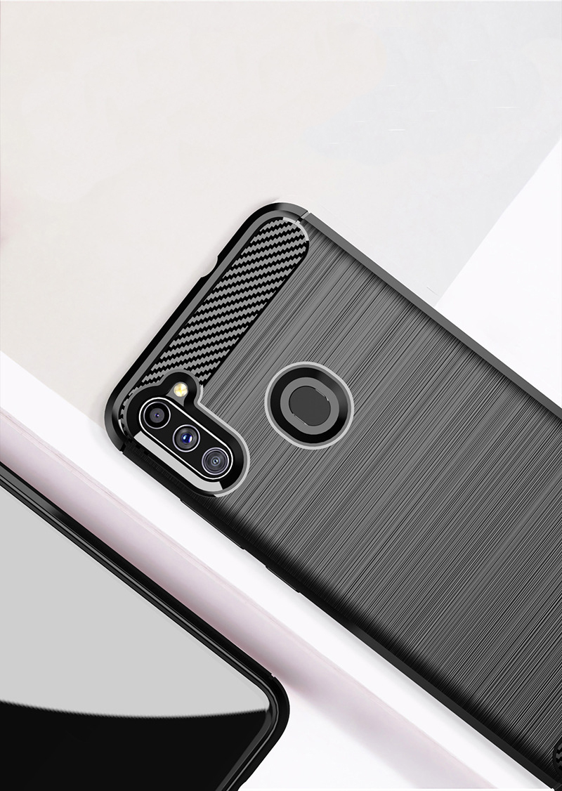 Ốp Lưng Chống Sốc Vân Cabon Dành Cho Điện Thoại Samsung Galaxy A11