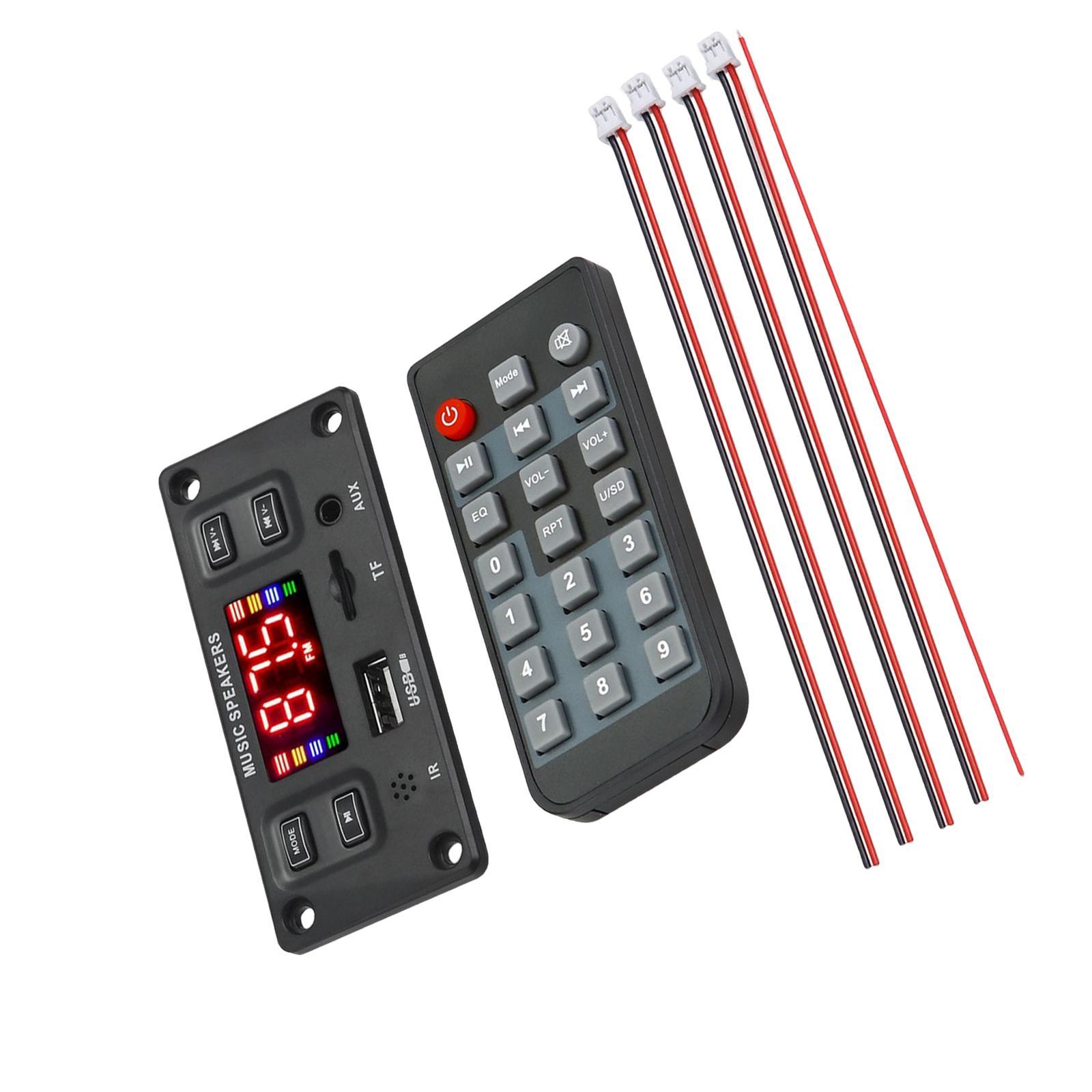 BT 5.0 MP3 Player Decoding Board Audio Transceive Speaker 2x60W for Home