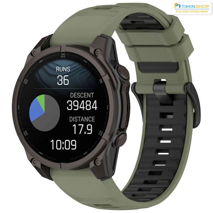 Dây cho Garmin Fenix 8/E/ 7/ 7S/ 6/ 6S/ 5/ 5S/ 3/ Quatix 7/ Instinct 3/ 2/ 2S/ Forerunner 970/ 965/ 955/945/935/745 - Quickfit (DGM5)