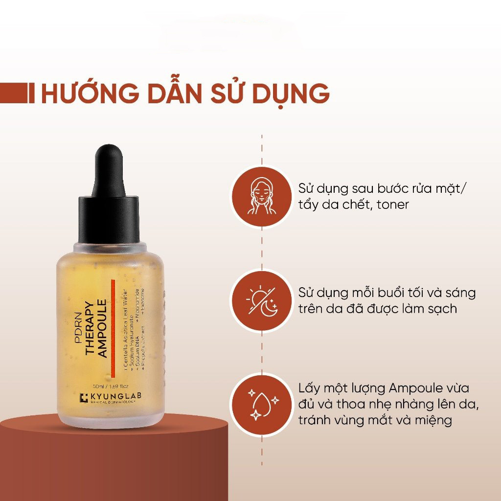 Serum KyungLab PDRN tế bào gốc, Dưỡng trắng, tăng độ đàn hồi và thúc đẩy tái tạo tế bào da 50ml