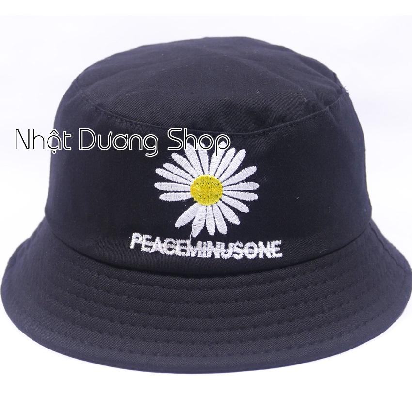 Mũ tai bèo, bucket họa tiết hoa cúc - Chất liệu Cotton cao cấp rất đẹp cho bé