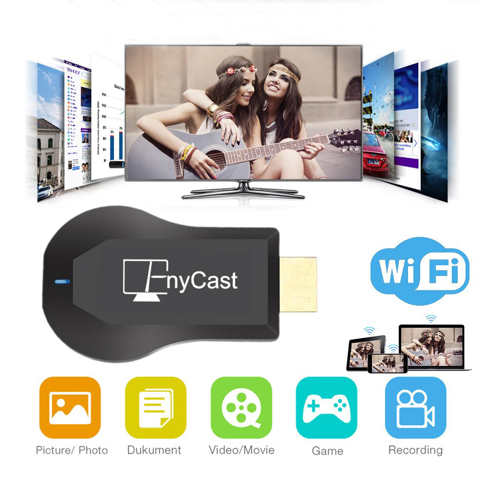 Thiết Bị Kết Nối HDMI Không Dây Từ Điện thoại Lên TV Anycast MX18 PLUS Hỗ Trợ 3G/4G/WIFI