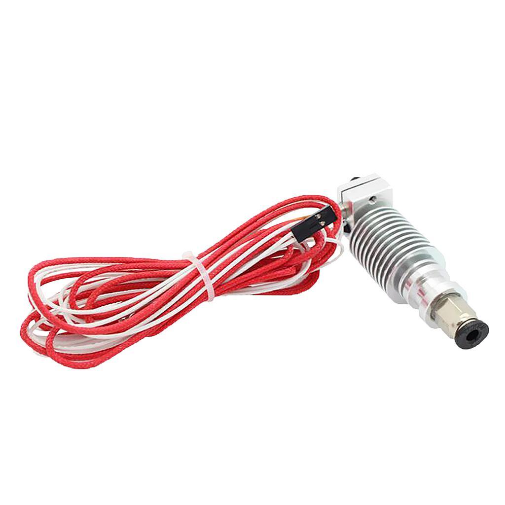 3D Printer J-head Hotend with 1m Wire For 1.75mm/3mm Bowder extruder 0.2/0.3/0.4/0.5mm nozzle Multichoices