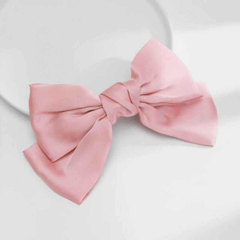 Kẹp tóc nơ lớn Hàn Quốc , cặp tóc nơ sau dễ thương KT13 chất liệu lụa mềm mại