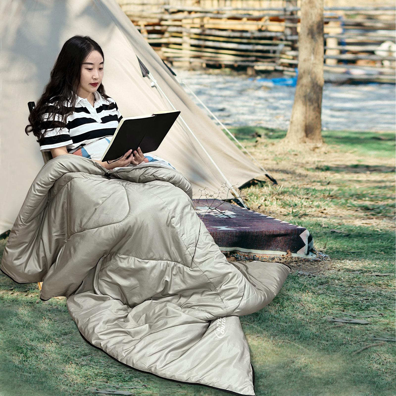 Sleeping Bag Warm Thermal Polyester Survival for Women Backpacking Hiking