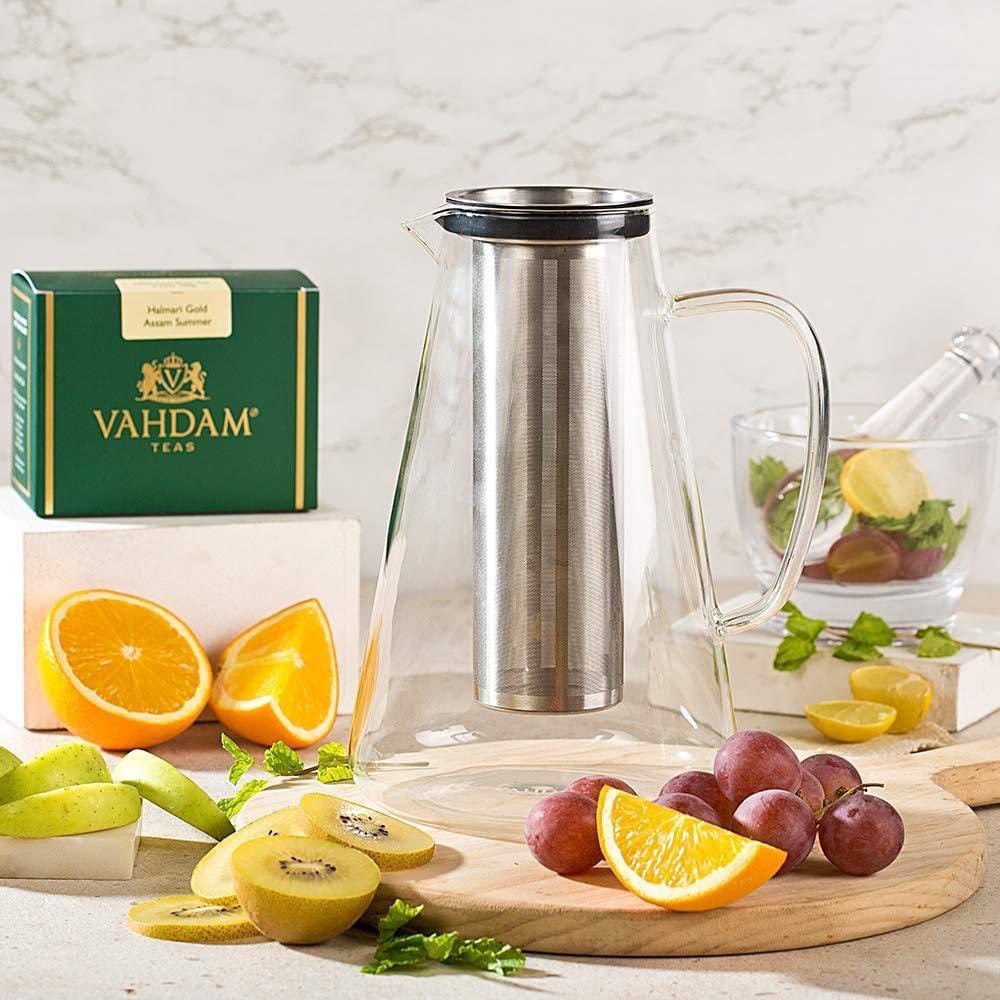 Bình nước kèm lõi lọc trà Vahdam dung tích 1.5 lít