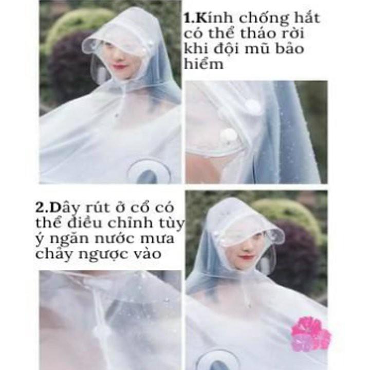 Áo mưa thời trang 1 đầu, 2 đầu siêu dai