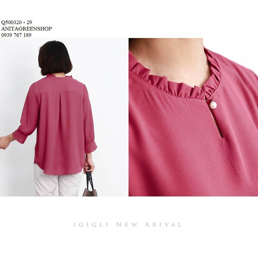 Q500320- ÁO KIỂU NỮ TAY LỠ