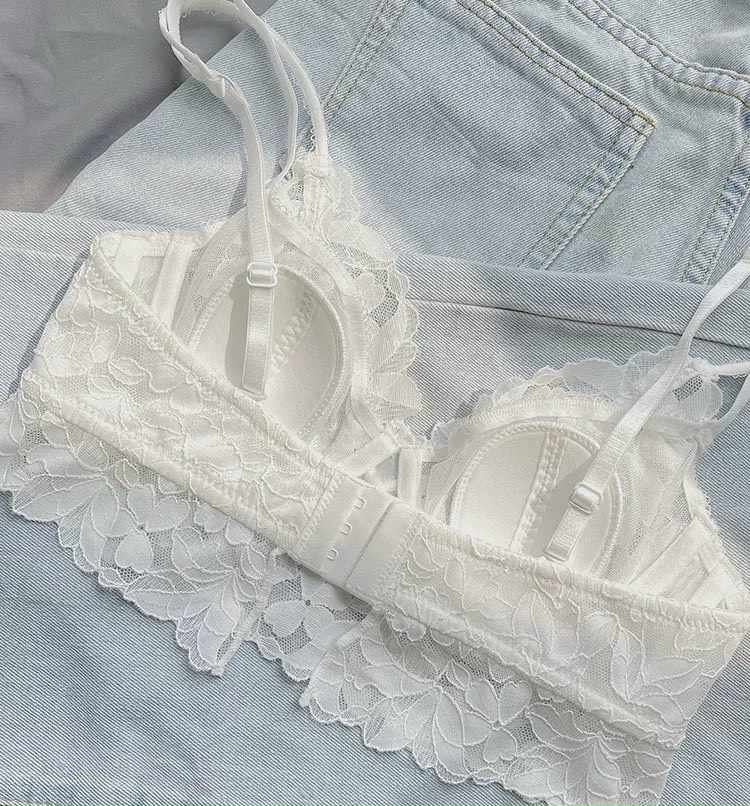 Bộ Đồ Lót Ren Họa Tiết Hoa - B.Lingerie