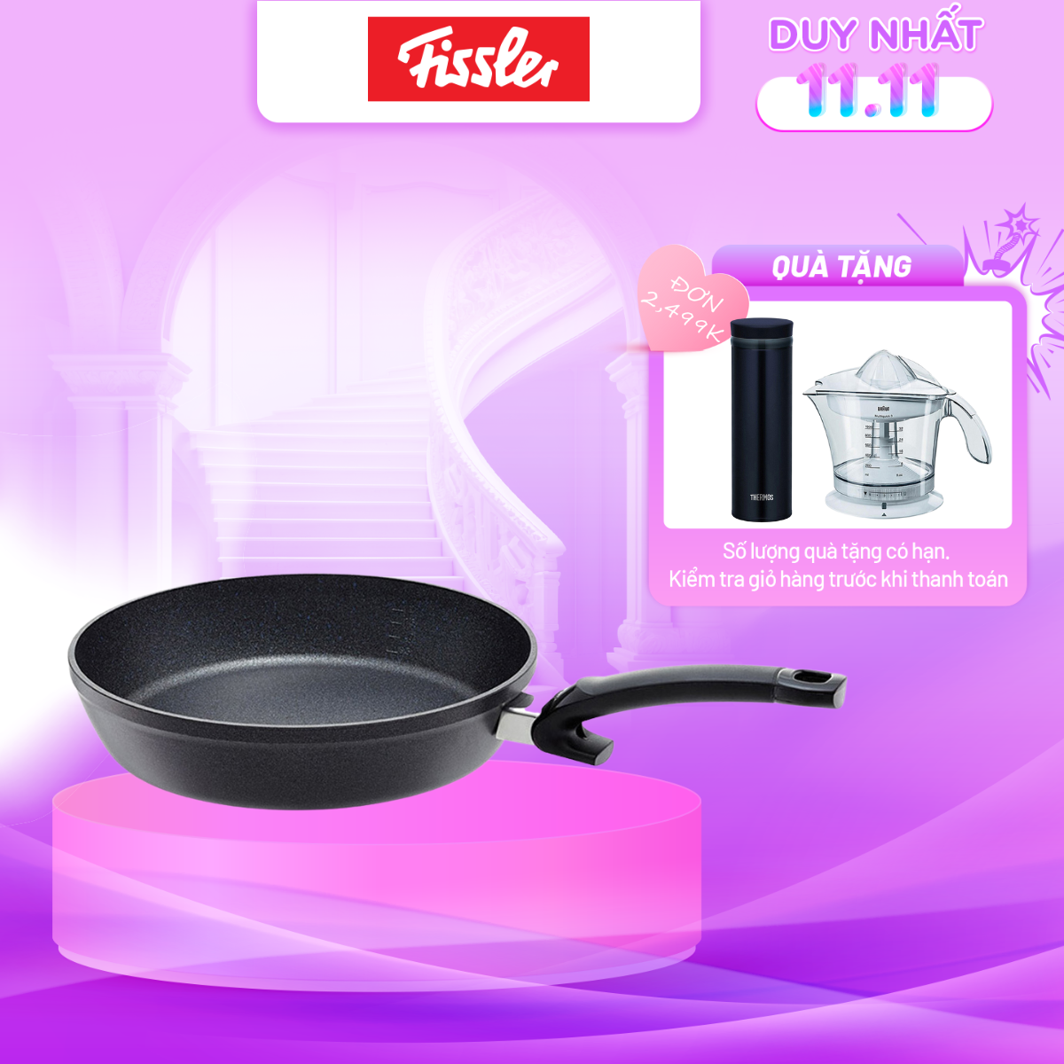 Chảo Fissler Levital Comfort 24cm-Hàng chính hãng 100%