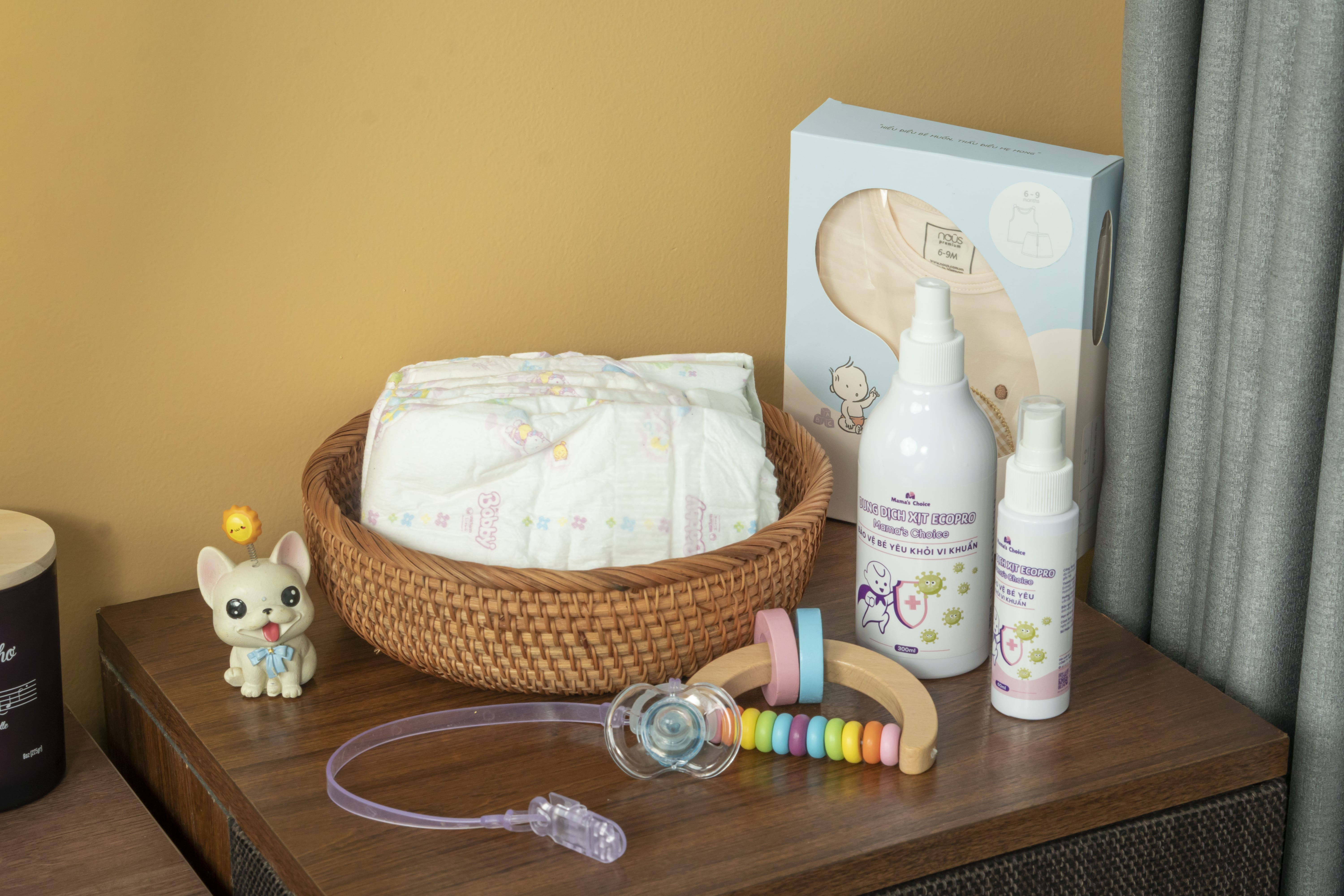 Xịt Khử Khuẩn EcoPro Mama's Choice, Xịt Khuẩn Đồ Dùng Cho Bé, Bình Sữa Núm Ti Giả, Bảo Vệ Bé Yêu An Toàn