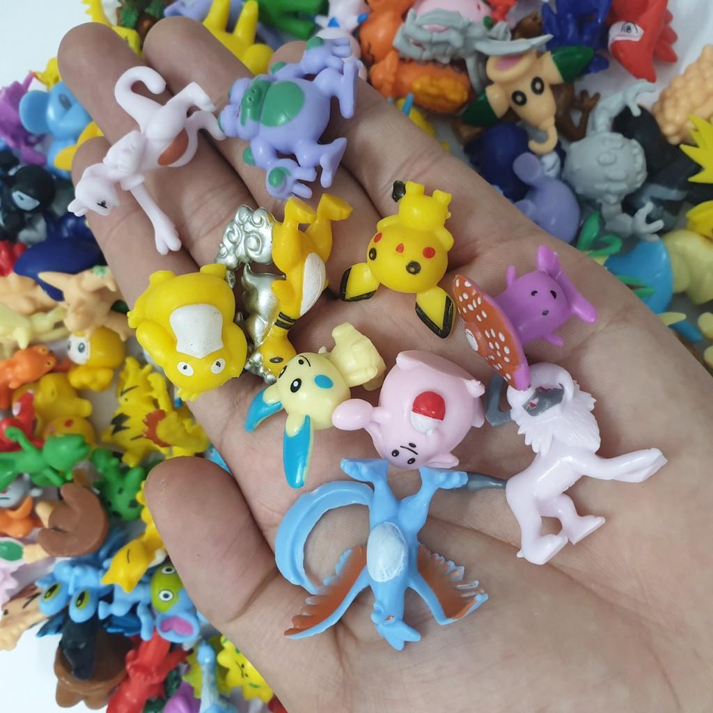 Đồ chơi 50 con Anime POKEMON bằng nhựa size nhỏ 2-3 cm tuyển tập Pokemon đa hệ mẫu ngẫu nhiên (Set Poke'mon) - Vacimall