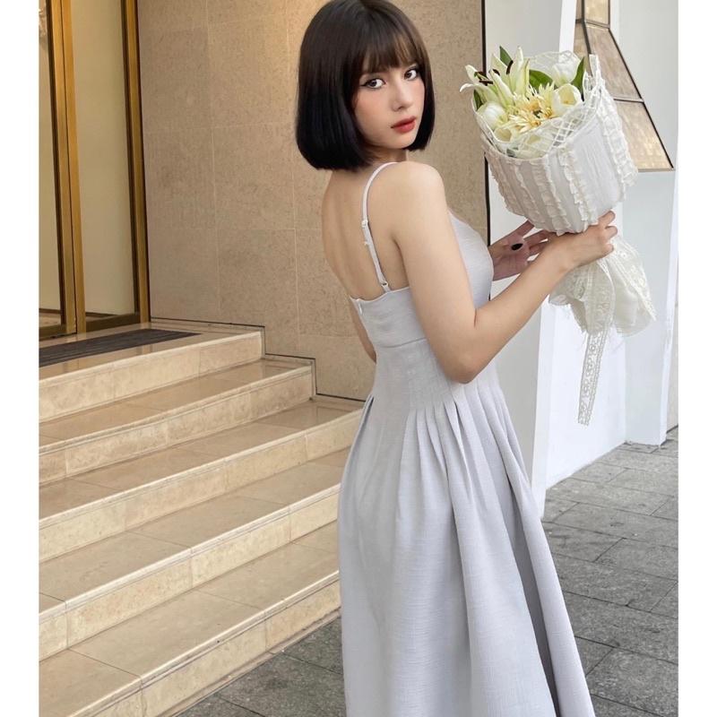MOLLY DRESS đầm dây nơ đá