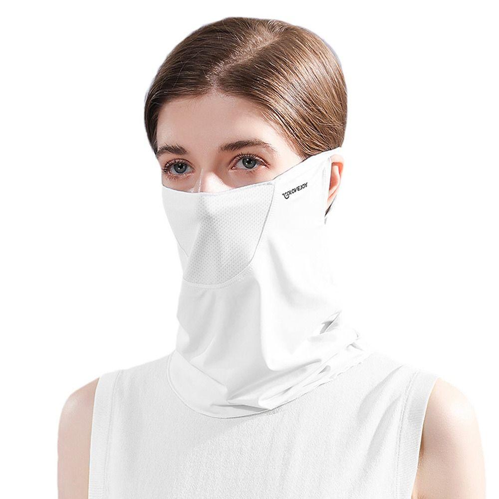 1PC mặt balaclava khăn băng suncreen mặt nạ che mặt khăn quàng cổ kính bảo vệ cổ áo bảo vệ cổ Color: black2