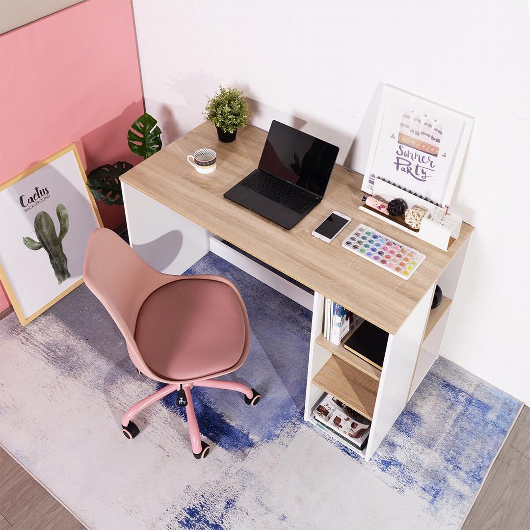 Bàn vi tính nhỏ bằng gỗ công nghiệp SMLIFE Deepak