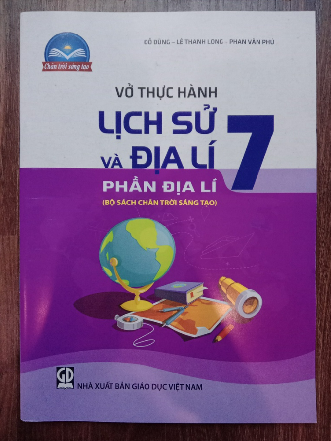 Sách - Vở Thực hành Lịch Sử và Địa Lí 7 - Phần Địa Lí ( Bộ chân trời sáng tạo )