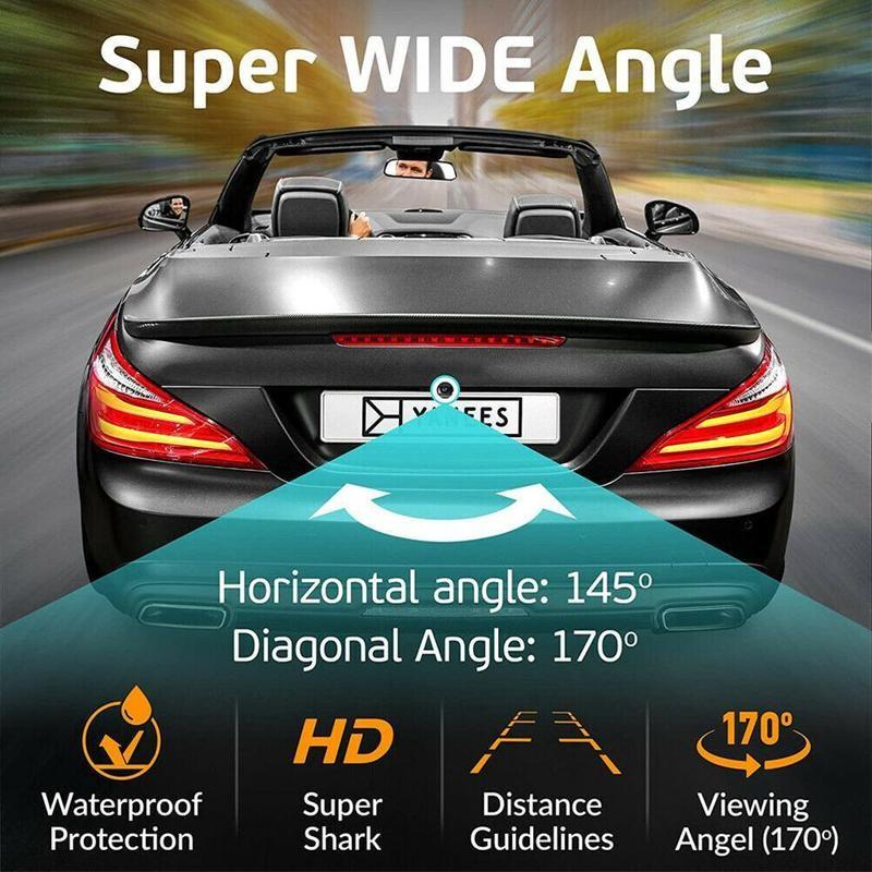 Camera Lùi Xe Ô Tô AHD 720P 12V IP67 Hỗ Trợ Tầm Nhìn Ban Đêm