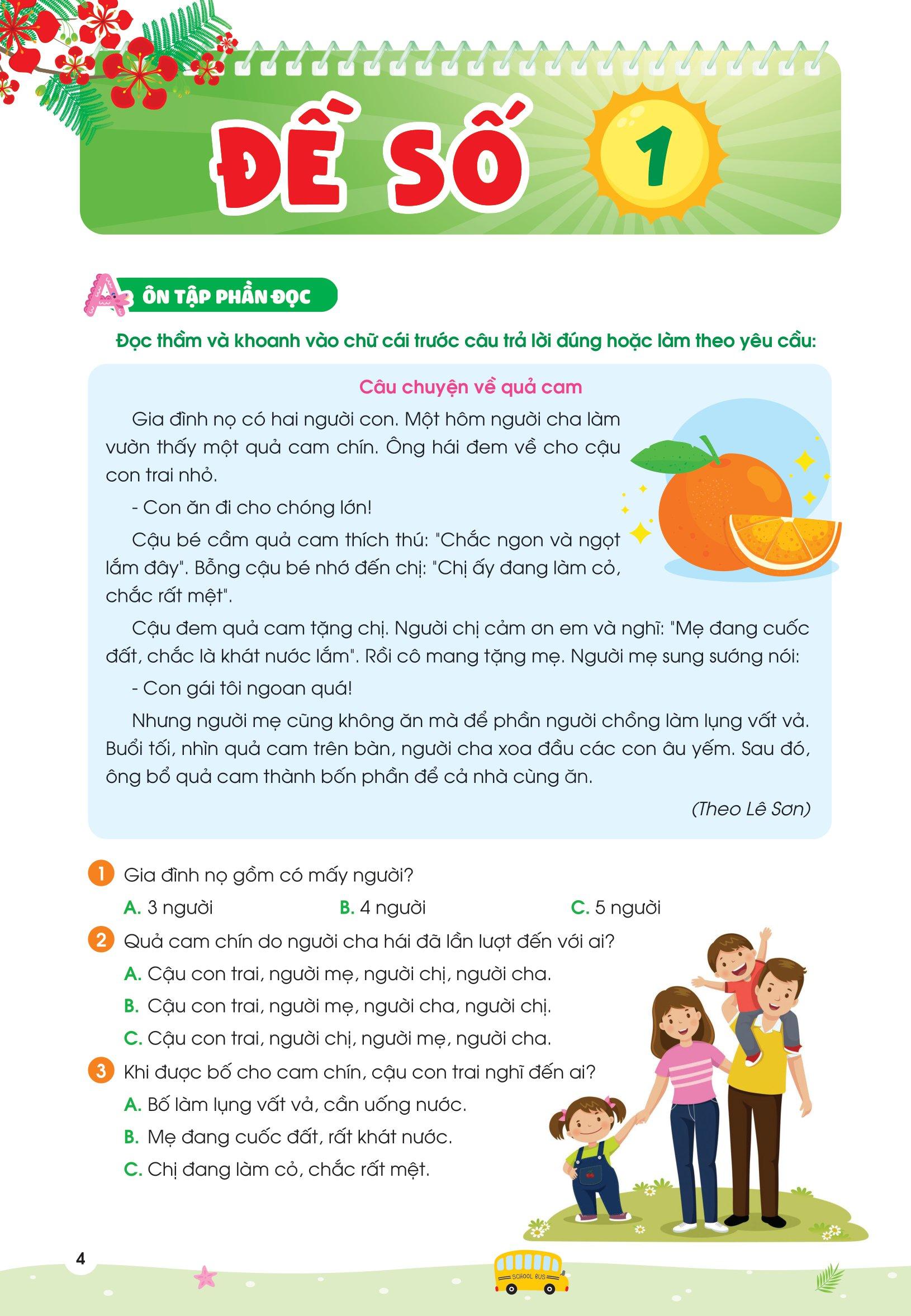 Phiếu Ôn Hè Tiếng Việt 2 (Theo Chương Trình Giáo Dục Phổ Thông Mới)