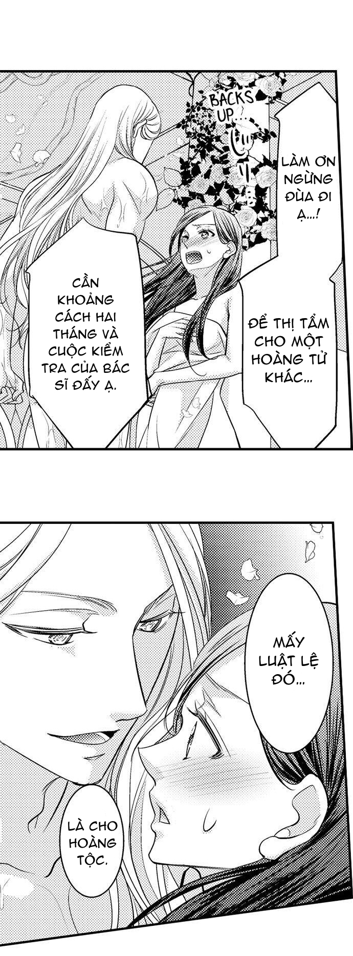 chuyển sinh vào thế giới khác ~ nếu muốn trở thành nữ hoàng hãy tìm cách để được hoàng đế sủng ái vào ban đêm chapter 5.1 4