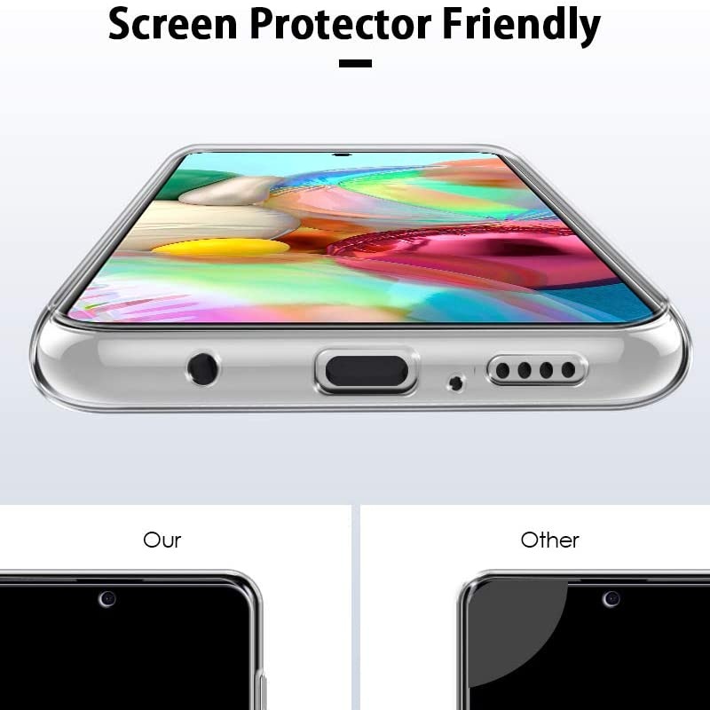 Ốp lưng silicon dẻo trong suốt mỏng 0.6mm cho Samsung Galaxy A51 hiệu Ultra Thin độ trong tuyệt đối chống trầy xước - Hàng nhập khẩu