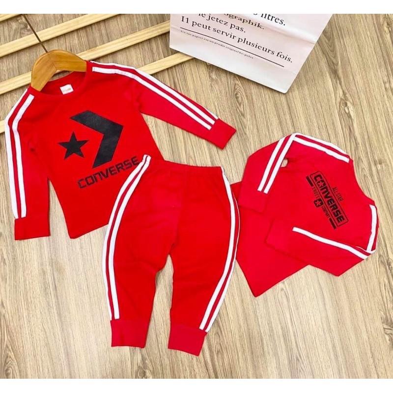 BỘ DÀI TAY THUN COTTON BÉ TRAI - ĐỒ BỘ TRẺ EM