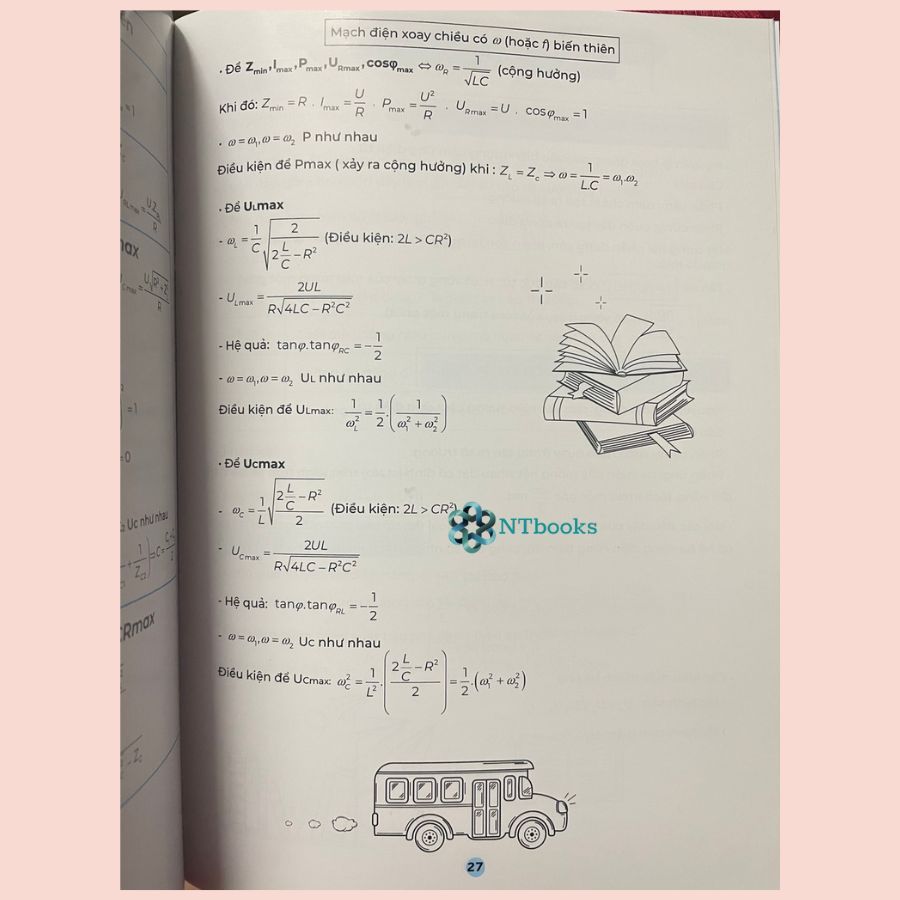 Combo 2 cuốn Sách Sổ Tay Tra Cứu Công Thức Giải Nhanh Toán Học + Vật Lí Lớp 12