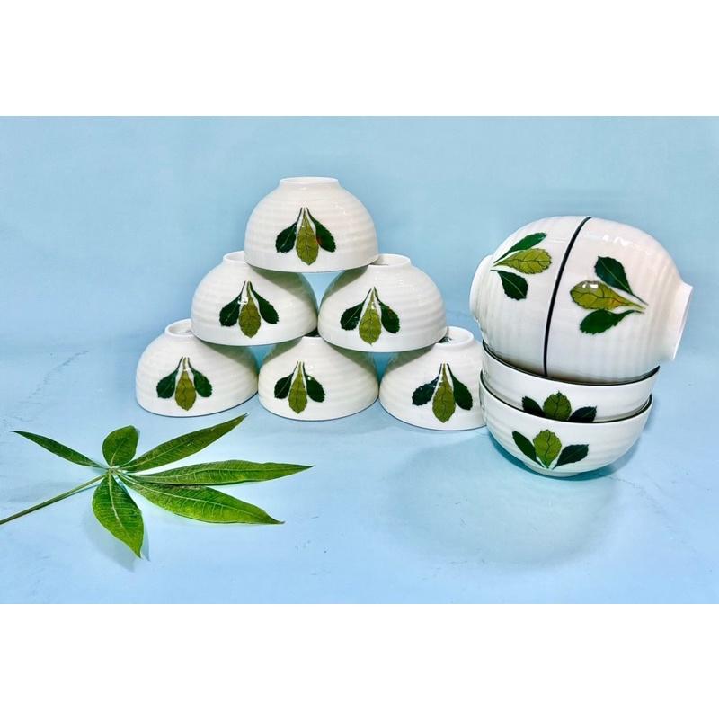 Set 10 bát cơm làm quà tặng. Gốm sứ Bát Tràng