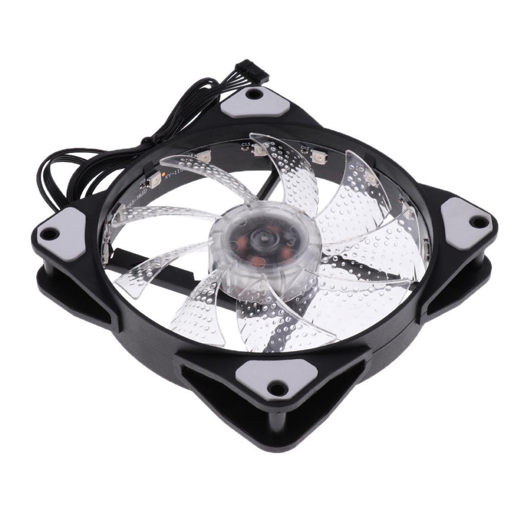 120mm Standard Case Fan Low Noise Cooler LED RGB Cooler For Computer Chasis