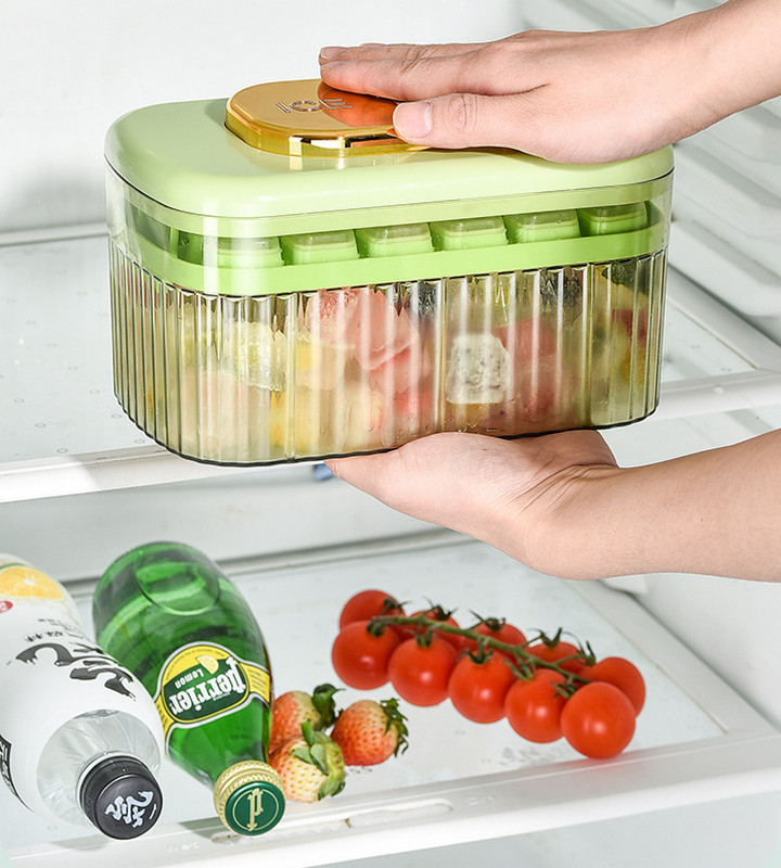 Bộ khay làm đá, ép lấy đá, đựng đá KACHEEG ICE TRAY cao cấp - Home and Garden