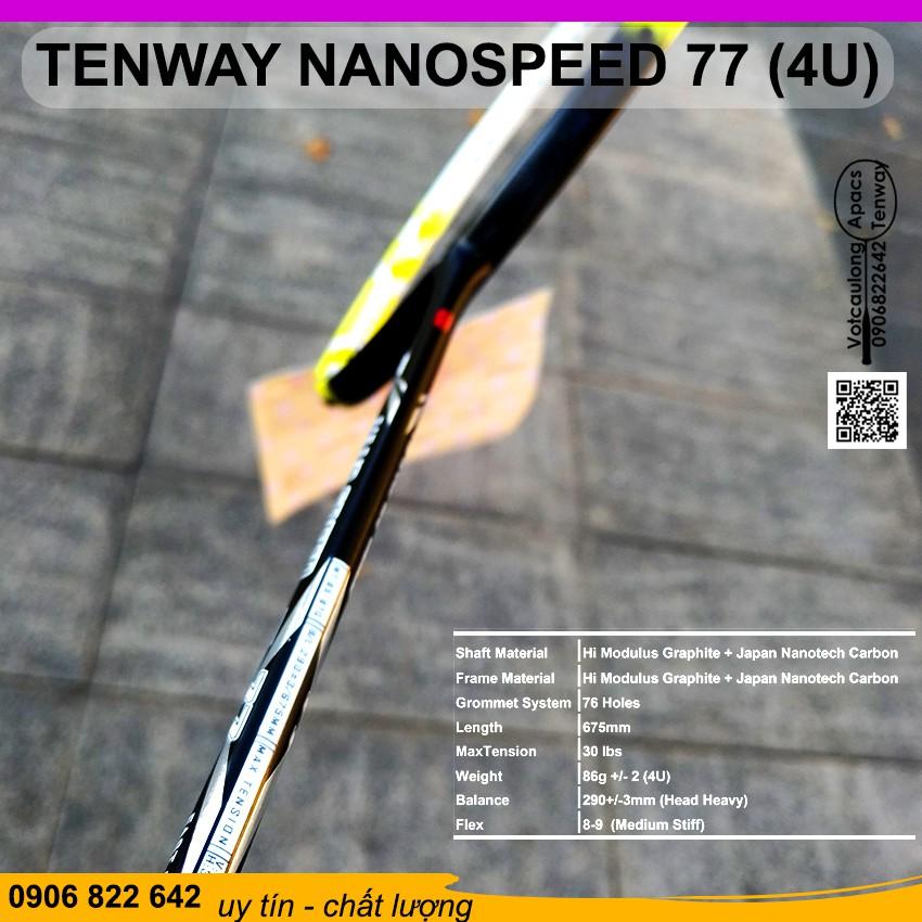 Vợt cầu lông Tenway NanoSpeed 77 (4U) | Vợt đánh phong trào, rèn luyện sức khỏe