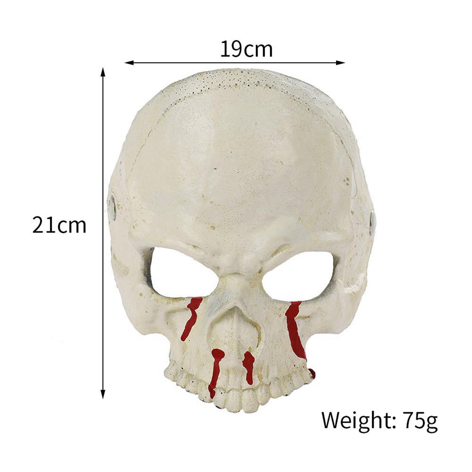 Halloween Skull  Decorative Horror Skeleton  for Dress up Cosplay Holiday