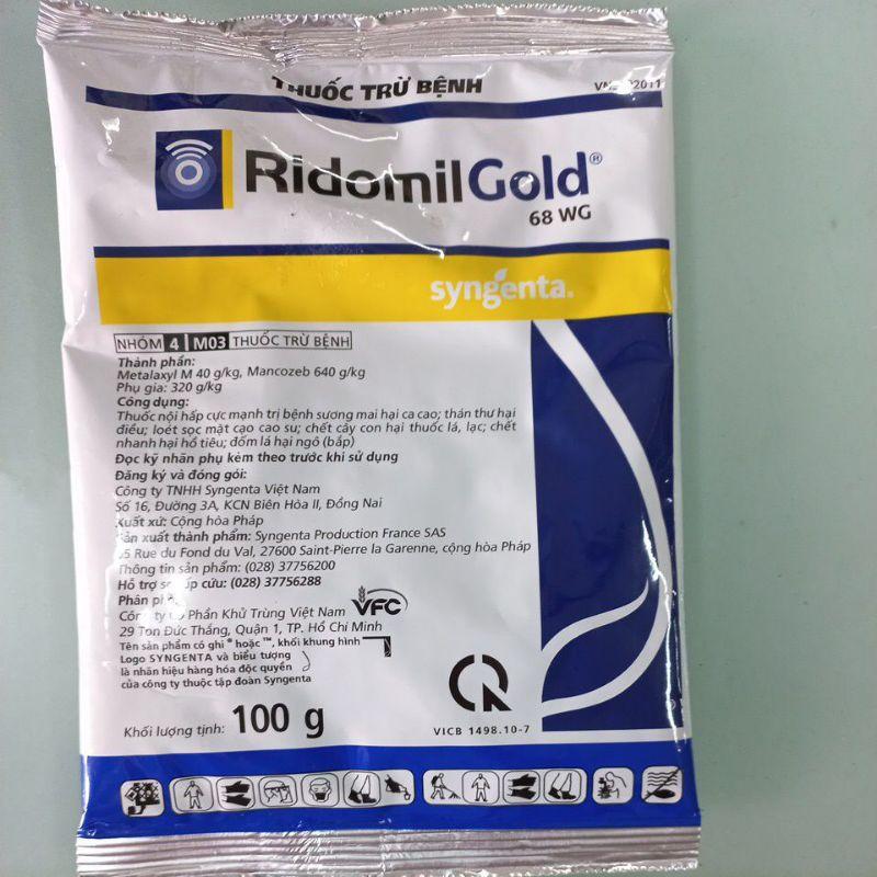 Chế phẩm trừ nấm Ridomil Gold 68WG 100g