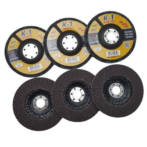 10 viên Đá nhám xếp 100# | Đĩa ráp xếp | Bánh nhám xếp K1 D100 100#