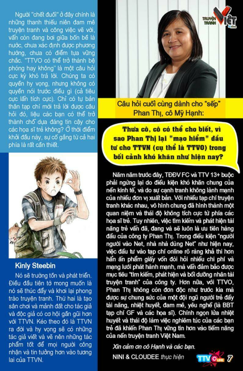 tạp chí truyện tranh việt nam online - ttvo chapter 1 9