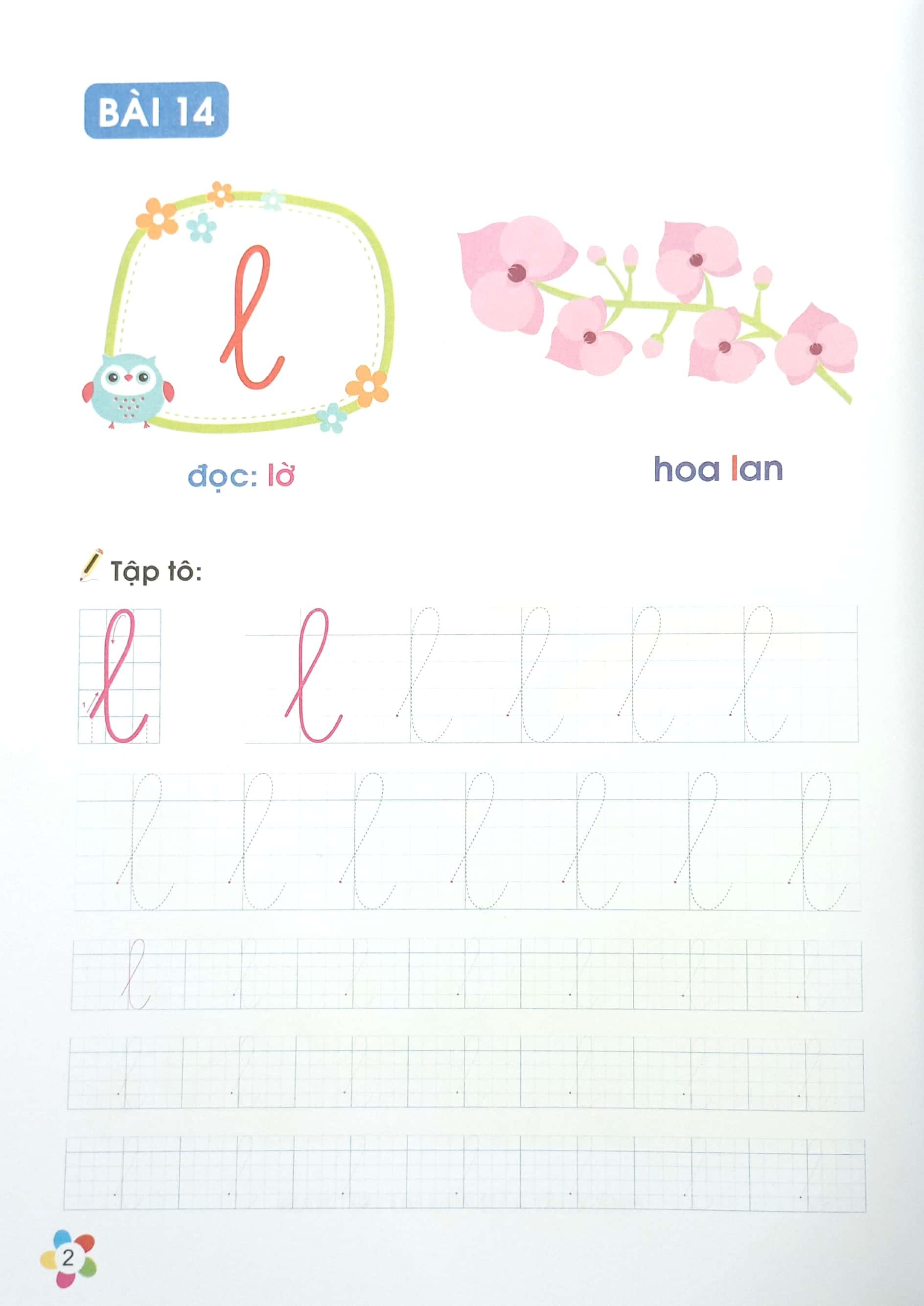 Bé Làm Quen Với Chữ Cái - Hành Trang Cho Em Vào Lớp 1 - Tập 2
