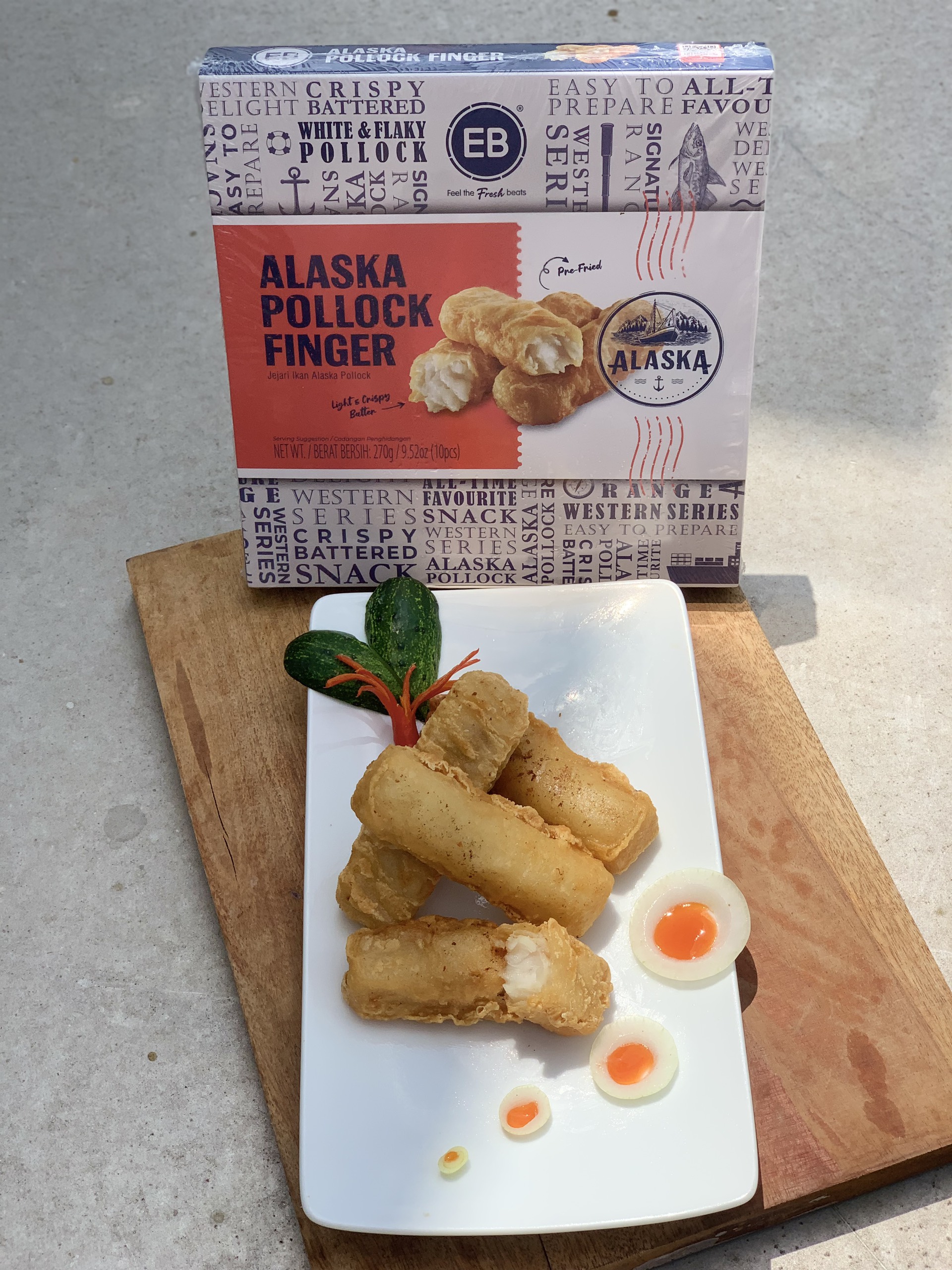 THANH CÁ MINH THÁI ALASKA TẨM BỘT EB MALAYSIA 270GR