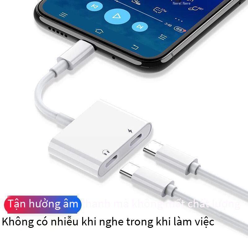 Đảm bảo chất lượng Sạc Type-c và nghe nhạc Cáp chuyển đổi âm thanh analog kỹ thuật số hai trong một chuyển đổi Type-C sang tai nghe 3,5m