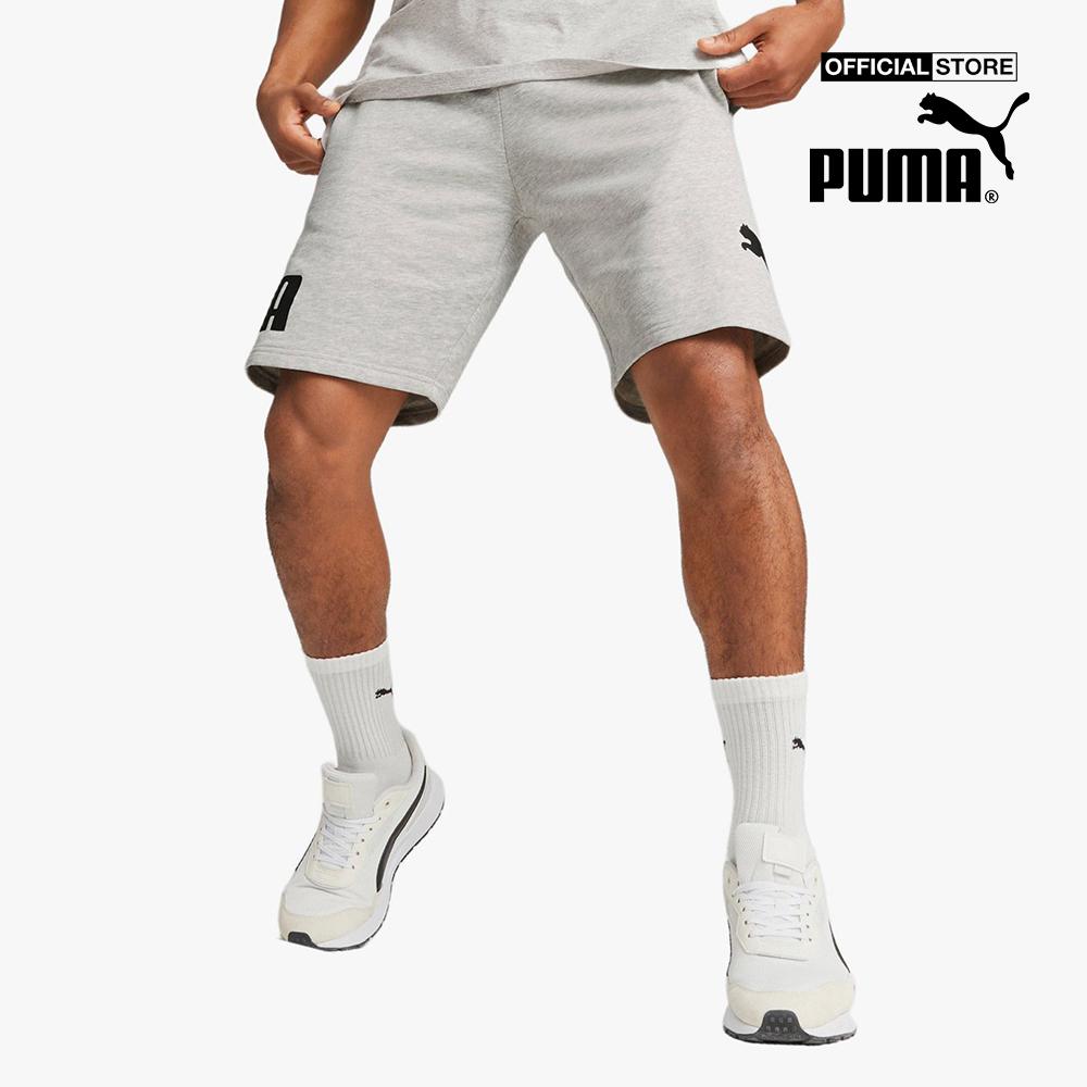 PUMA - Quần shorts tập luyện nam lưng thun Power 673379-0